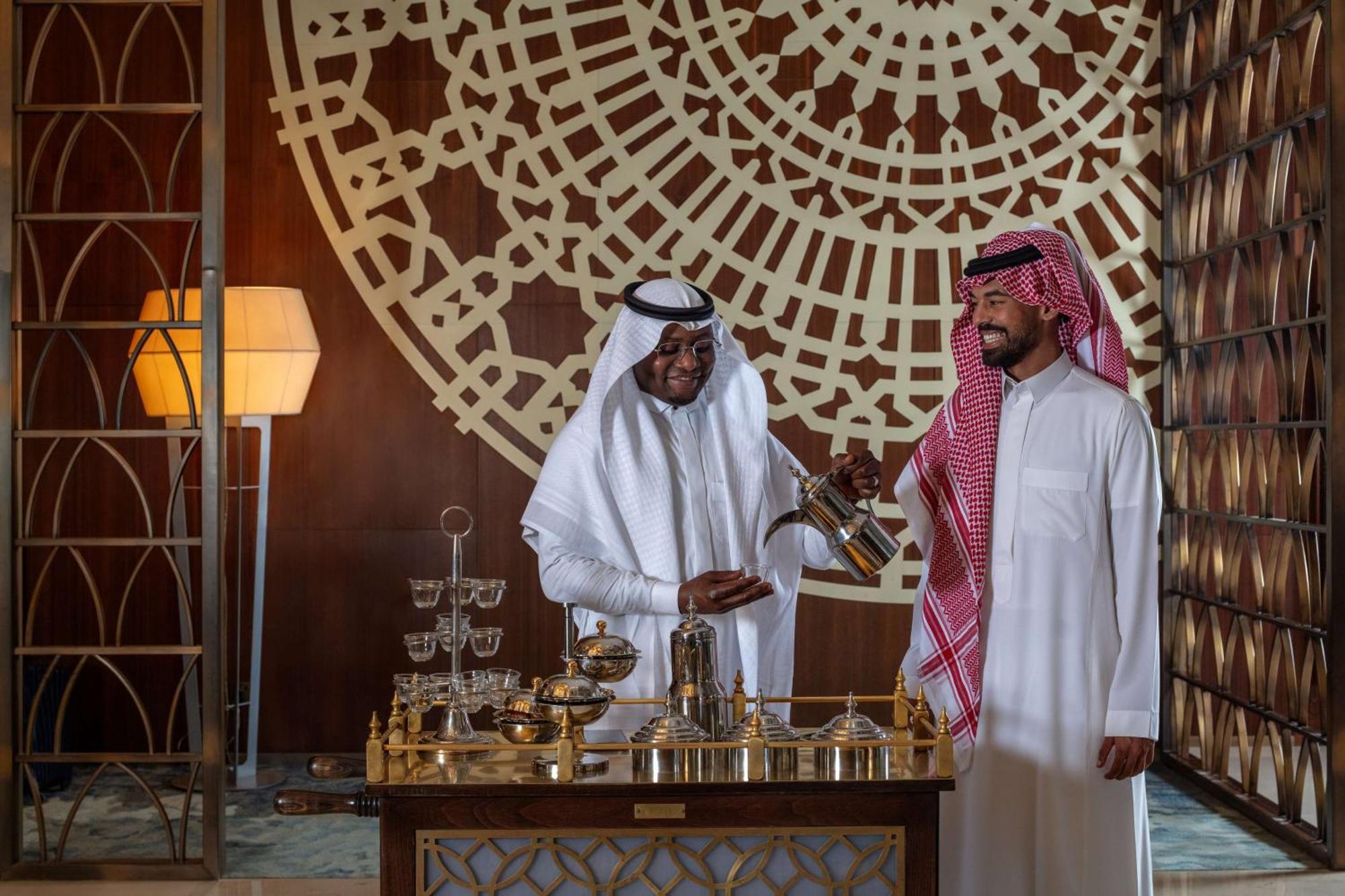 Hyatt Regency Riyadh Olaya Eksteriør billede Arabian coffee